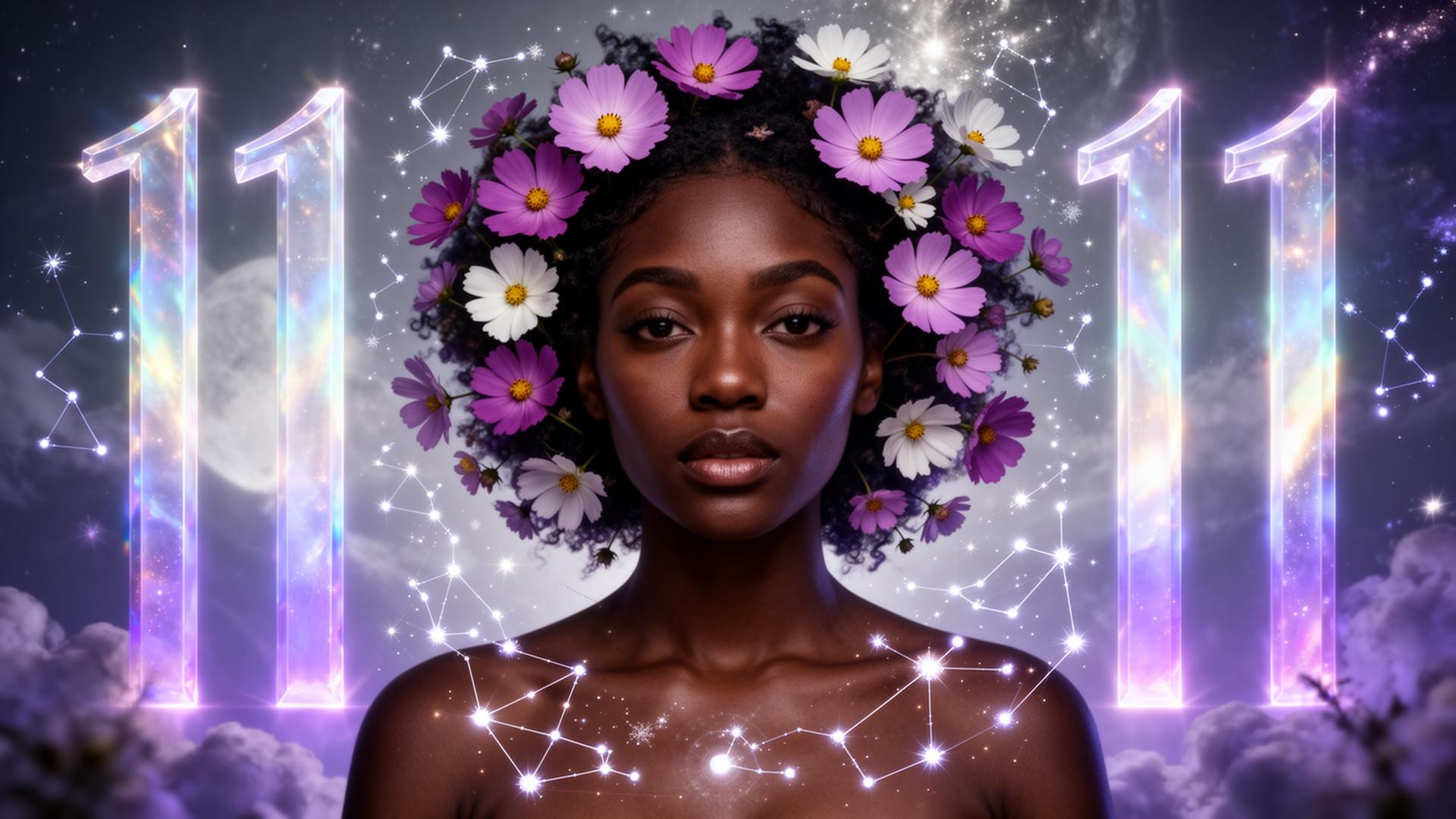Cinematic symbolic visuals for the sample numerology reading